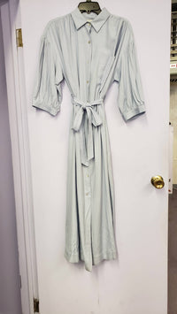Pinch - Women's Solid Linen Midi Dress