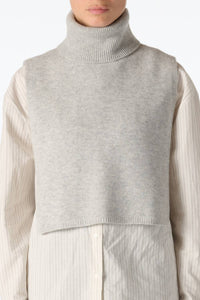 IRO Ron Dickie Sweater in light grey - women's sweater