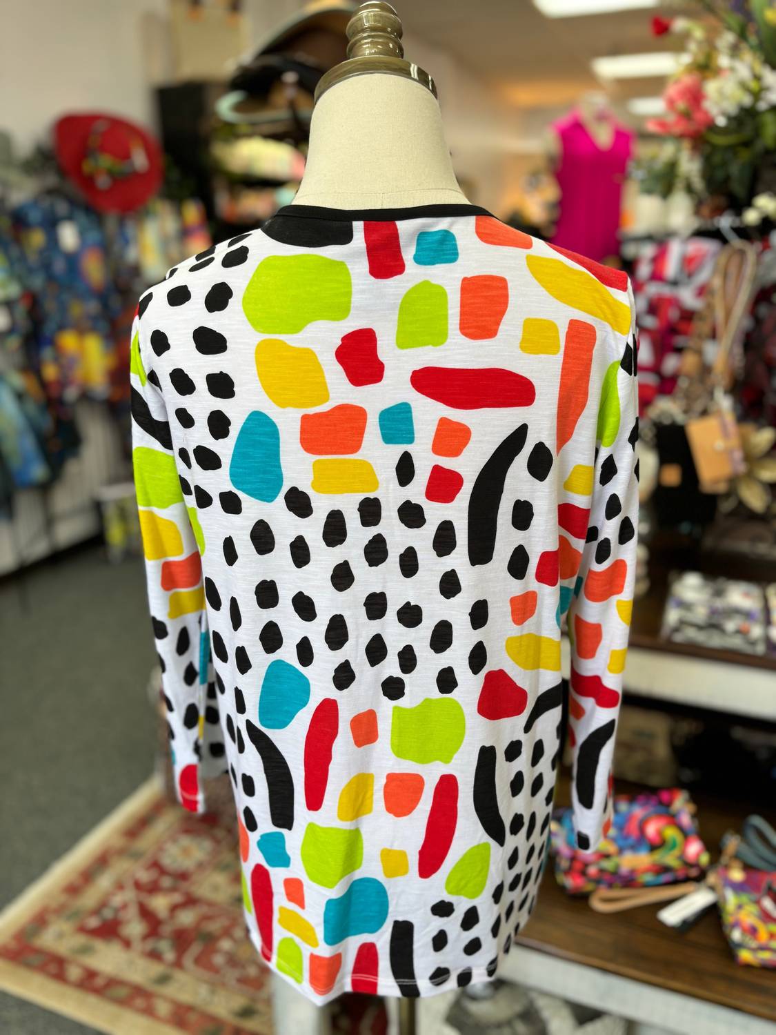 Multiples - Women's Modern Art Tunic Top