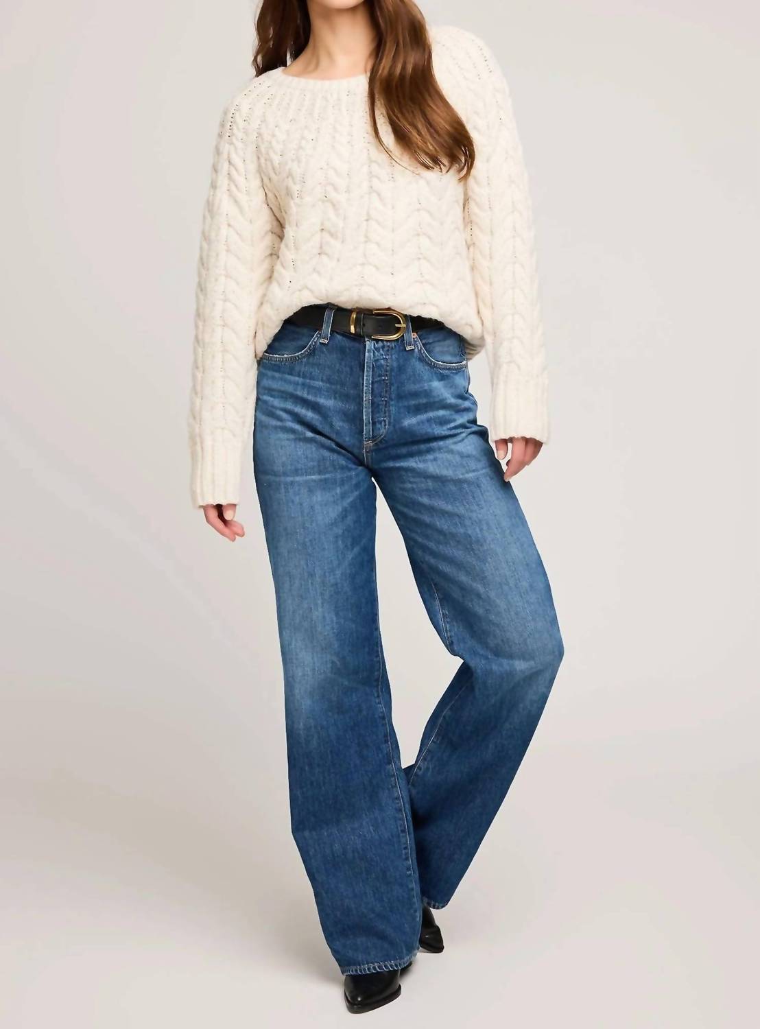 Gentle Fawn Lorenzo Sweater in cream - women's sweater