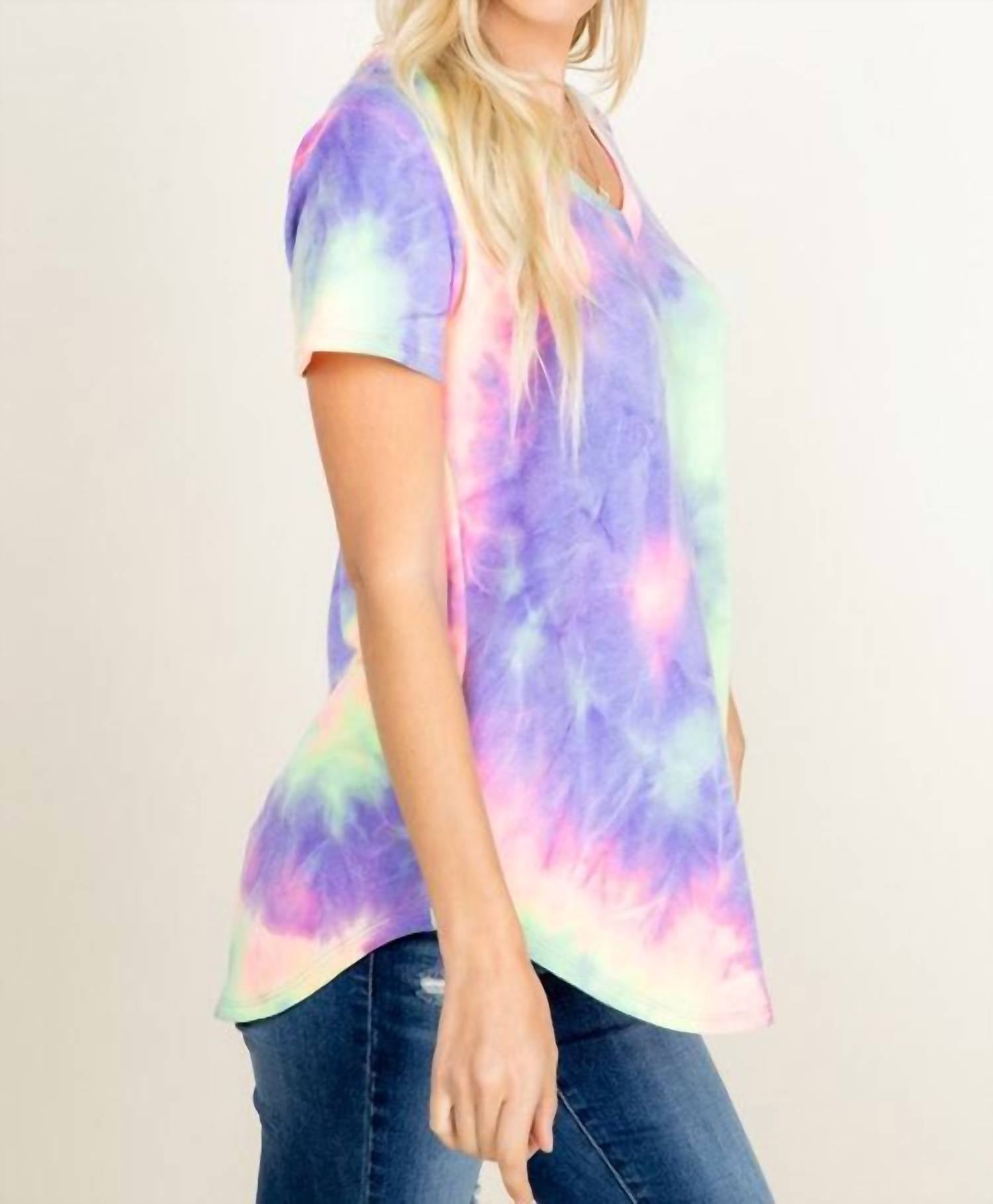 Heimish Usa - Free Spirit Tie Dye Top - PLUS