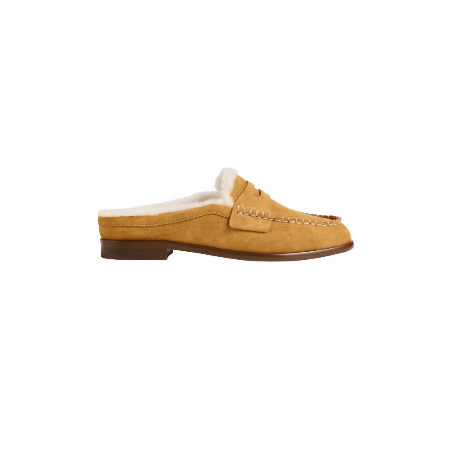 Rag & Bone - Women's Carter Suede Shearling Mule