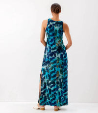 Karen Kane - Side-Slit Burnout Maxi Dress