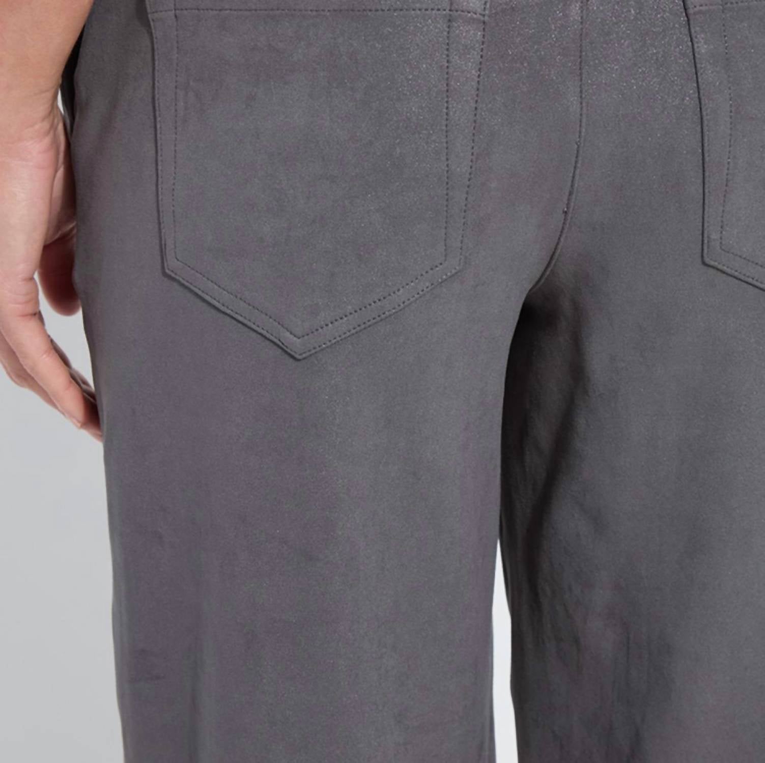 Lysse - Amina Patent Foil Suede Pant