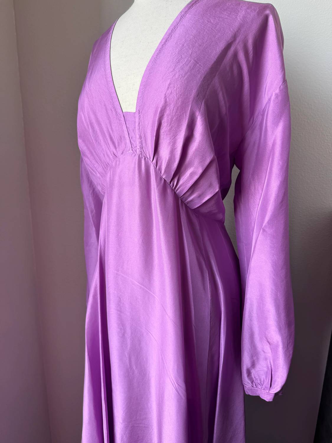 Forte Forte - Habotai Silk Long Sleeve Dress