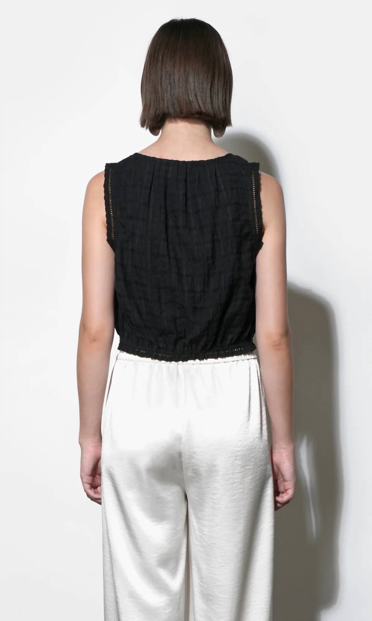 Greylin - Clara Textured Eyelet Top