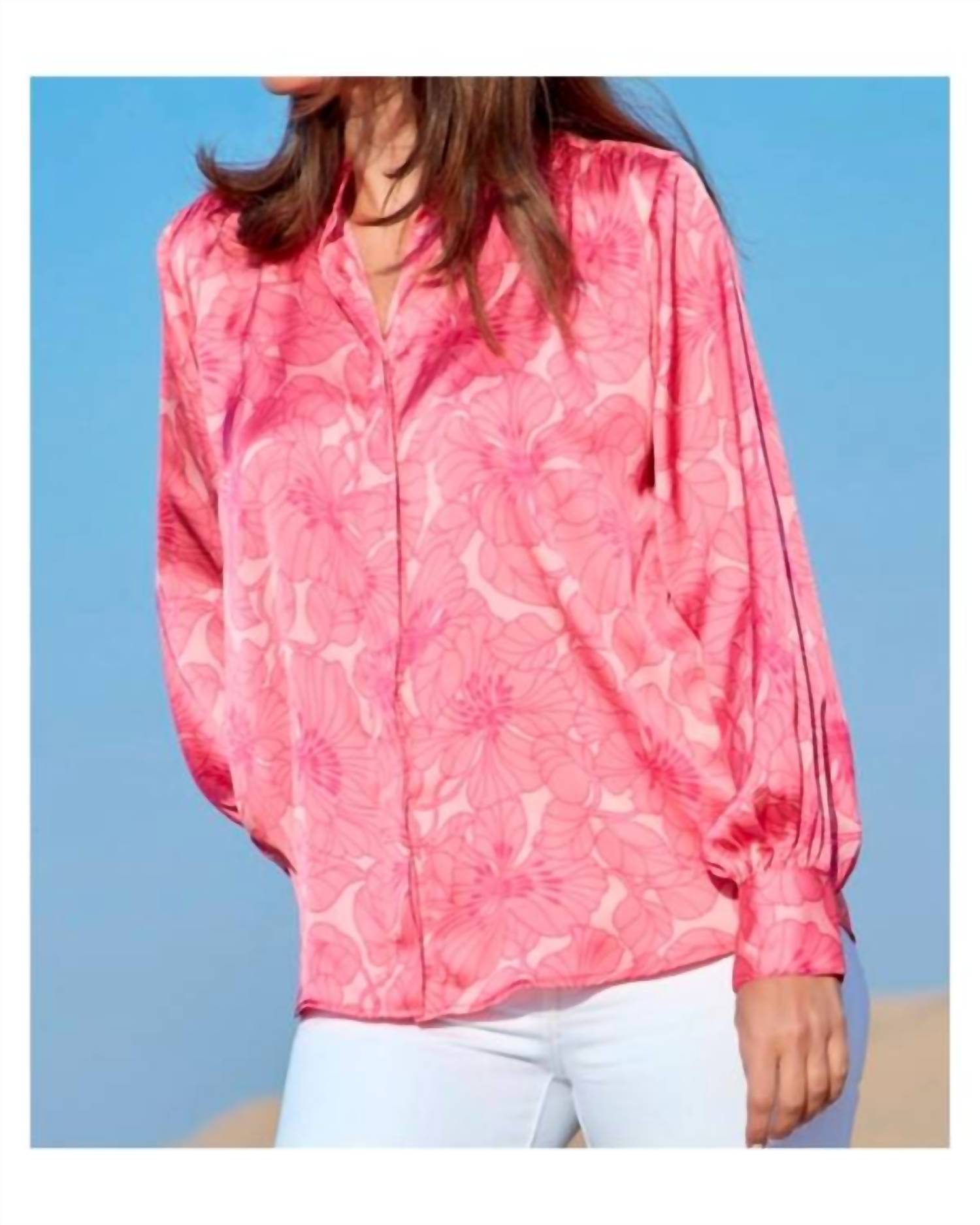 Karmamia Cornelia Shirt in gardenia pink - women's blouse