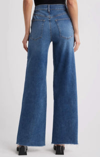 Frame - Le Slim Palazzo Raw After Wide Leg Jean