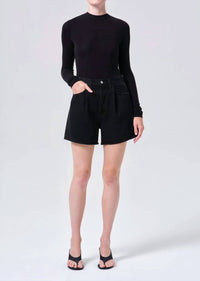 Agolde - Women's Rhoda Pleated A-line Short
