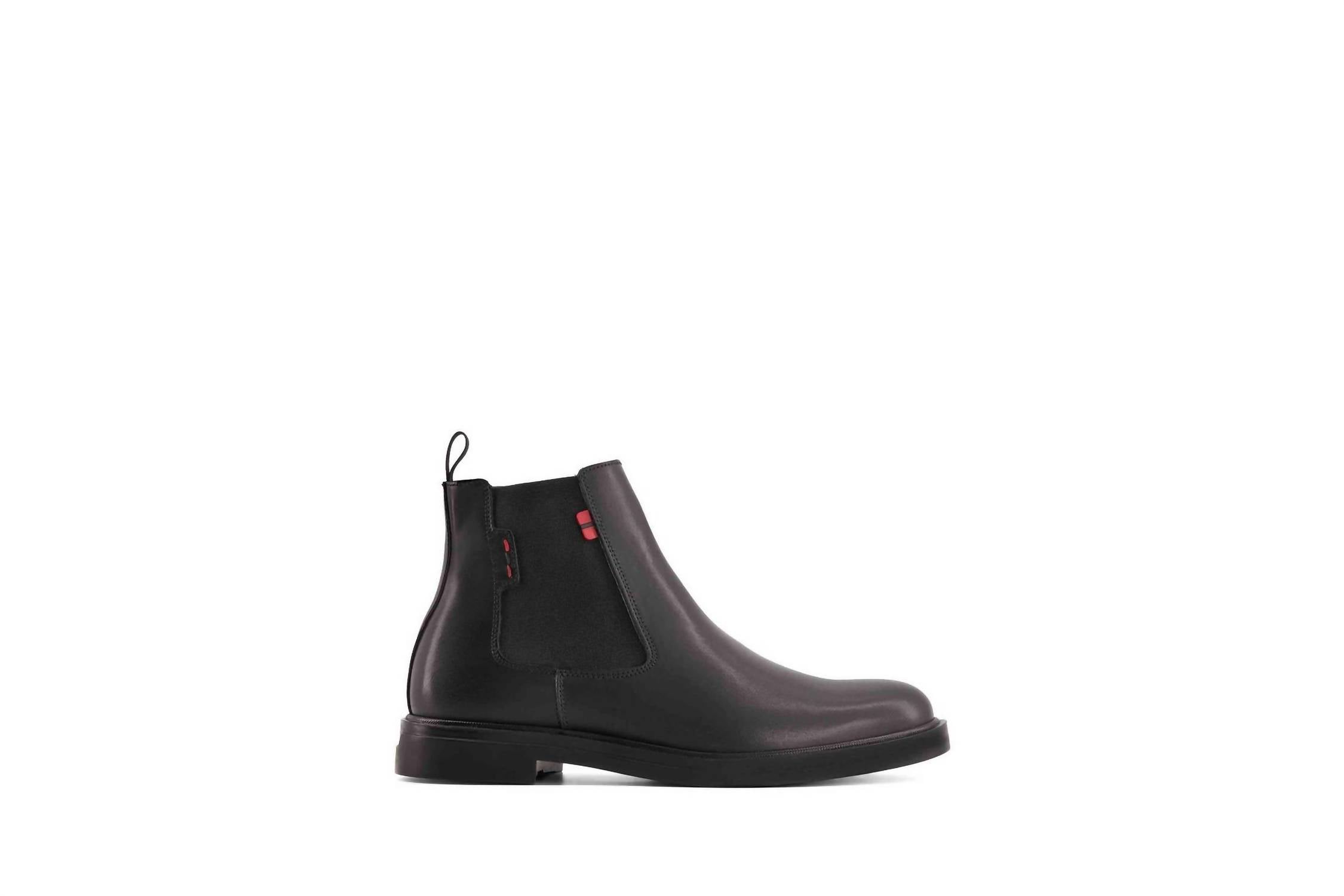 Andrea Men's Reliable Leather Boots in black - men's boots