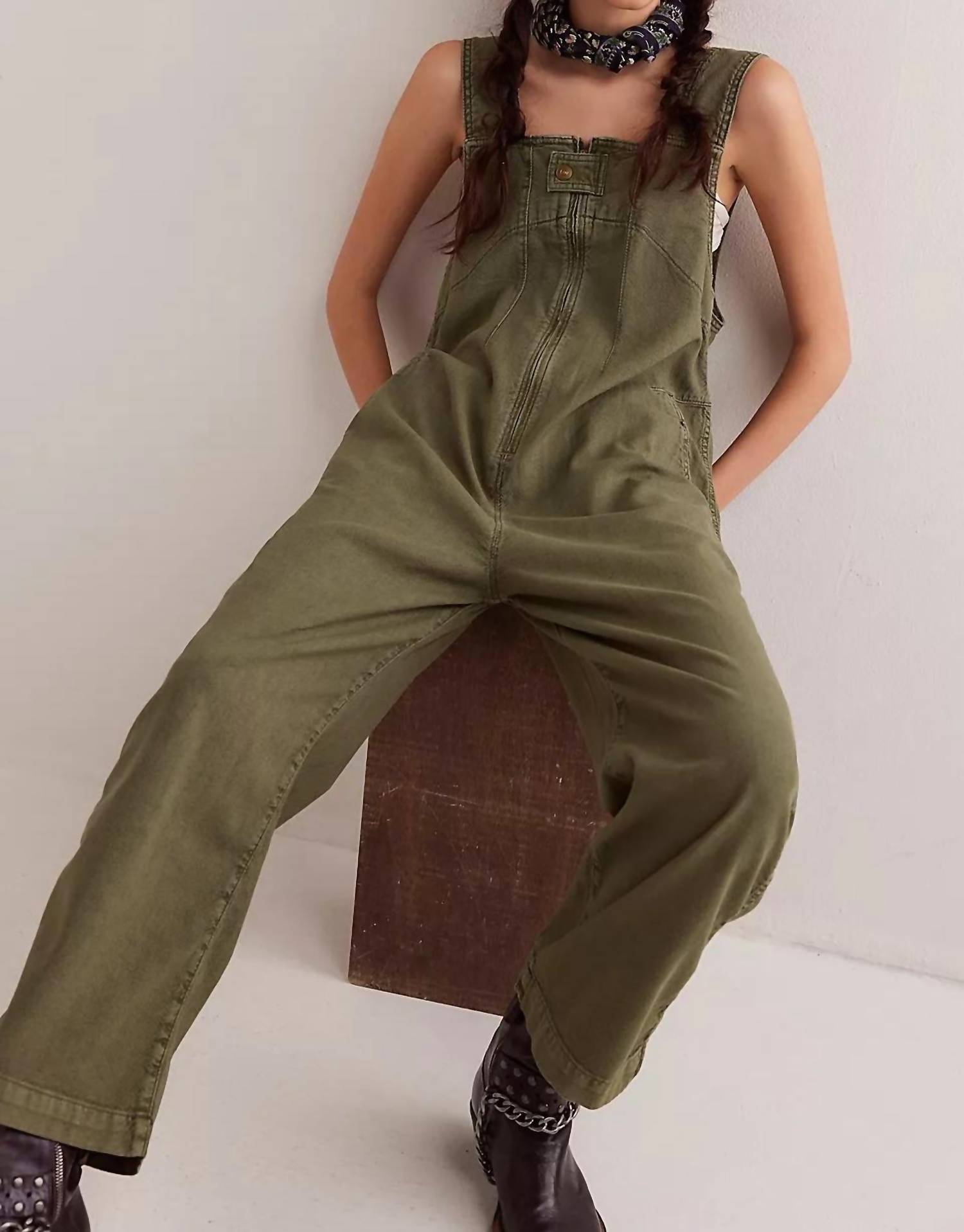 Free People - Jude Zip Up Jumpsuit
