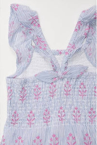 Hatley - Girl's Wildflower Seersucker Smocked Dress
