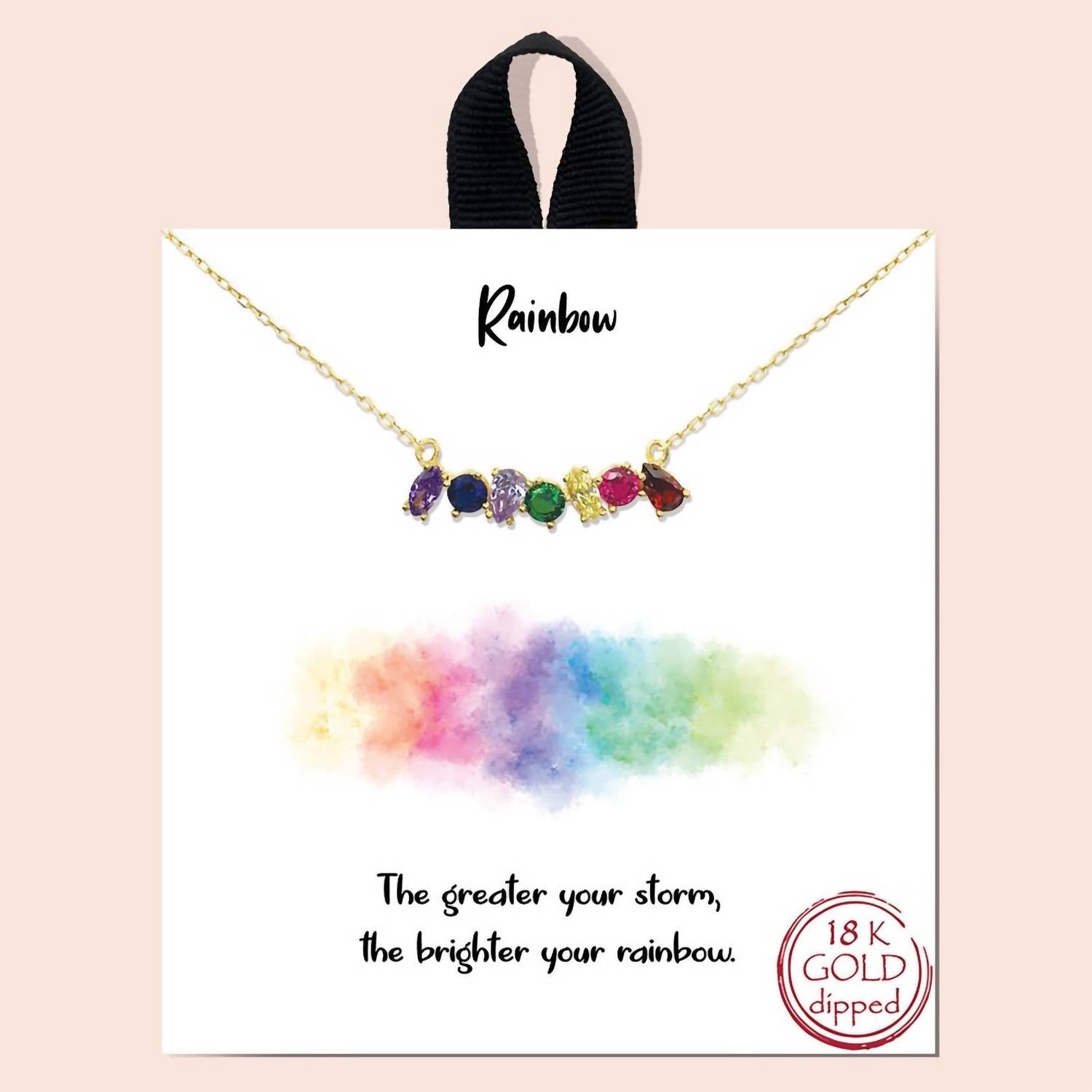 Southern Seoul - Women's Rainbow Necklace