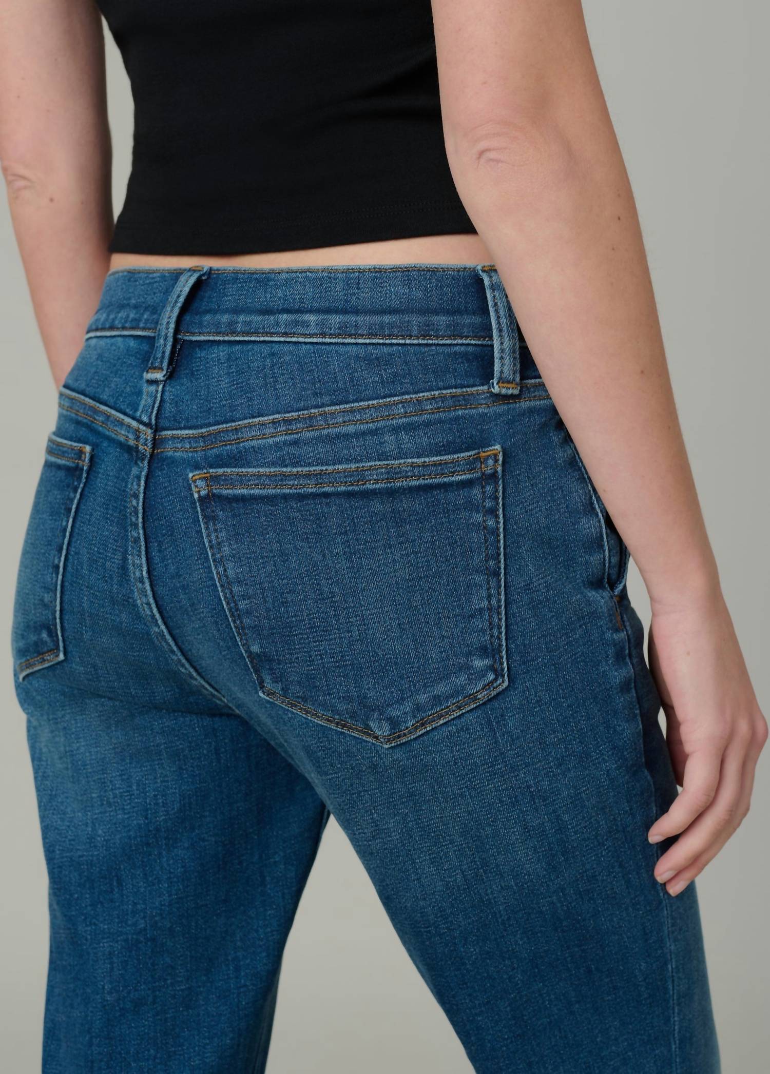 Joe's Jeans Provocateur Mid Rise Petite Bootcut Jeans in crave - women's jeans - view 7