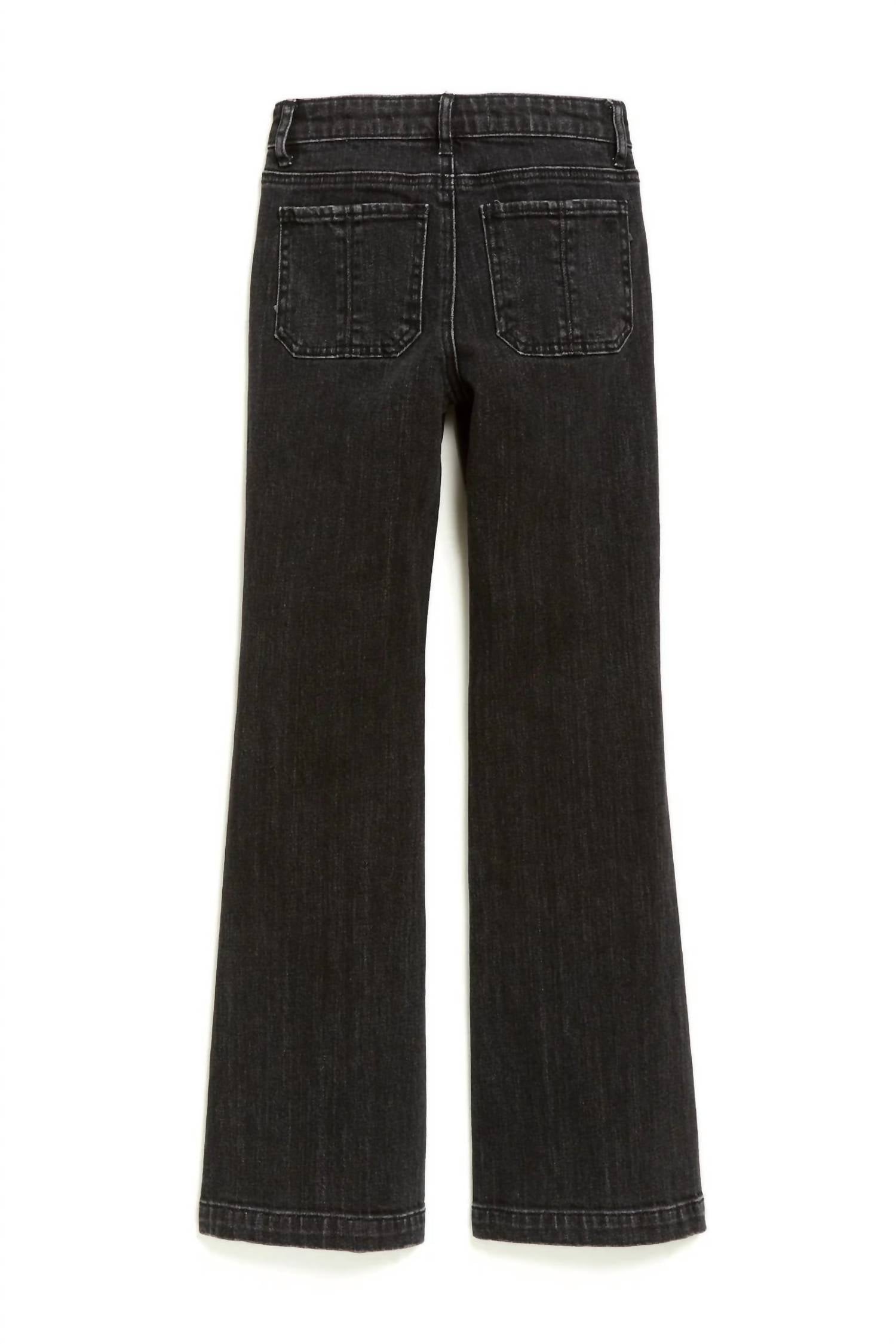 Tractr - Faded Hi Rise Wide Leg Jeans