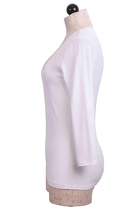 Only Hearts - Women's Delicious Quarter Sleeve V Neck Top