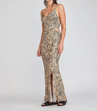 Self Contrast - Luna Bias Maxi Skirt