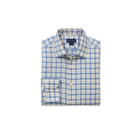 Scott Barber - Men's Coastal Linen Plaid Shirt