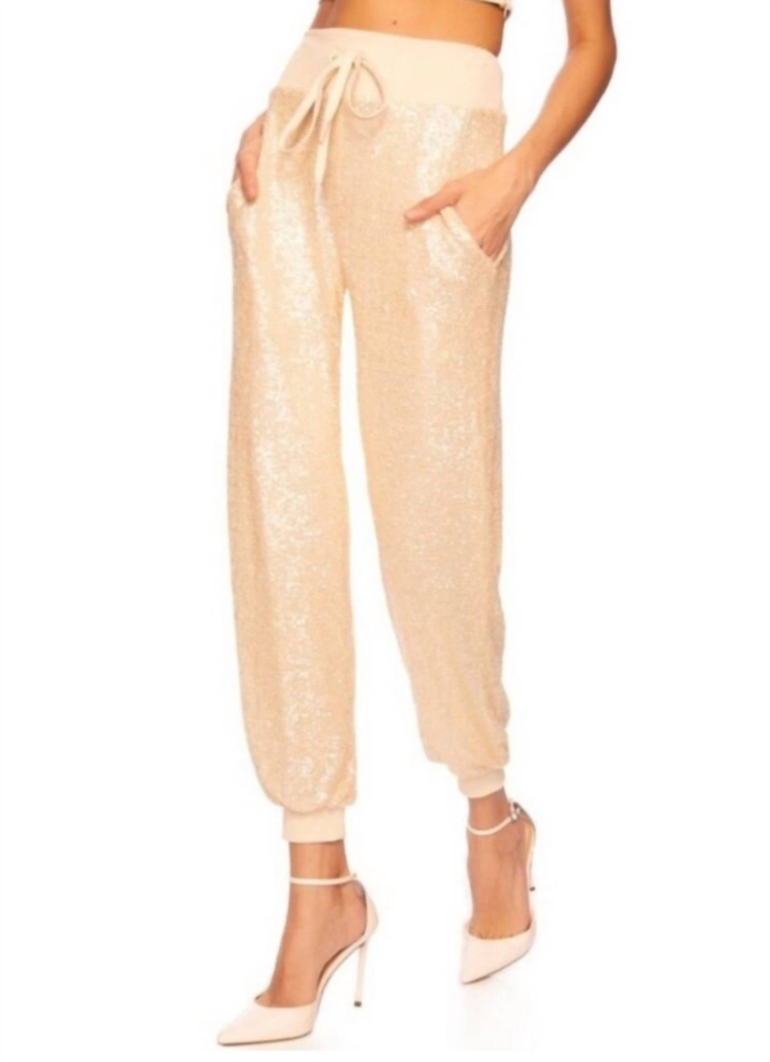 Susana Monaco - Sequin Jogger Pants