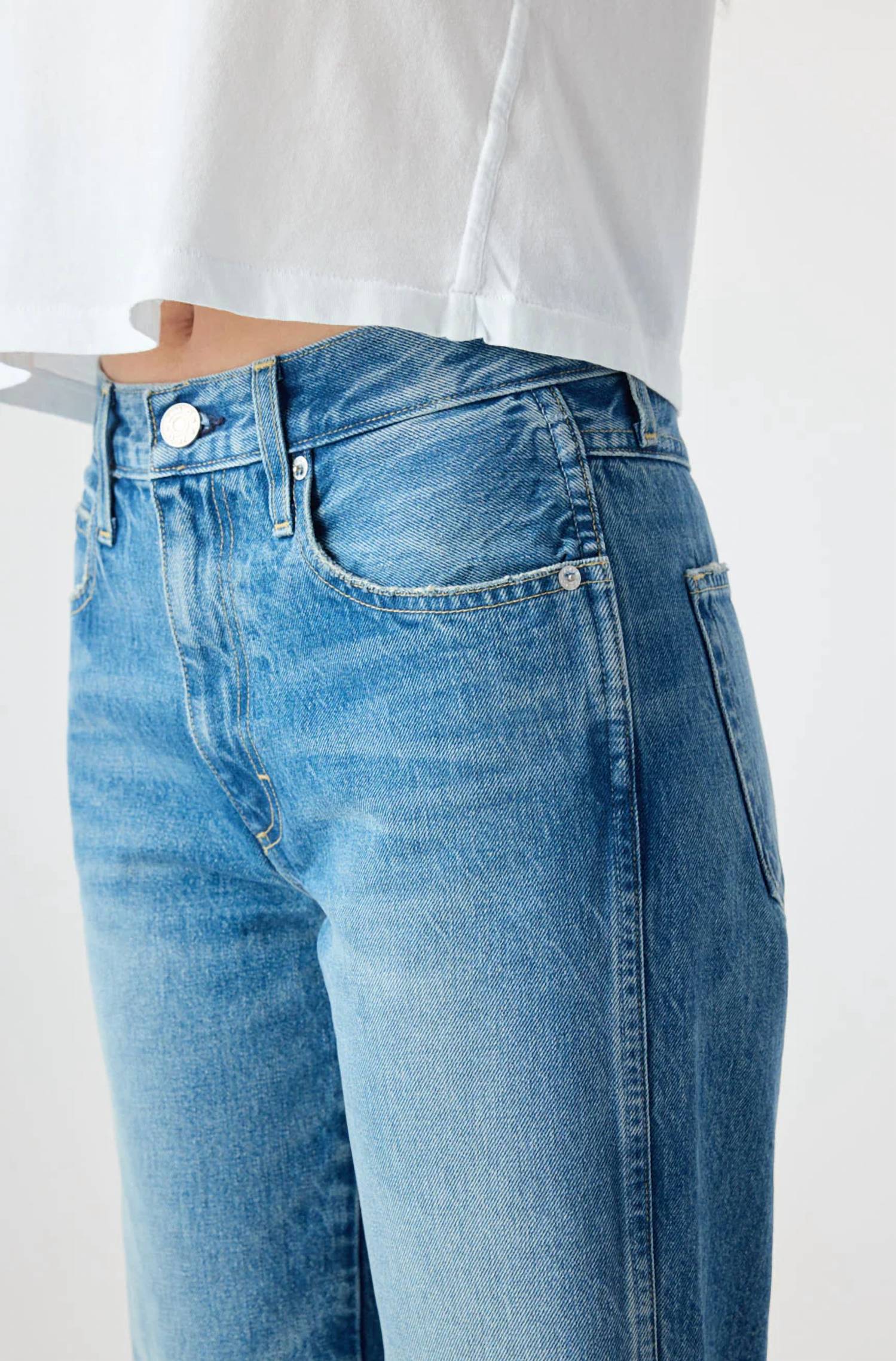 Amo - Robbie Cropped Denim Pants