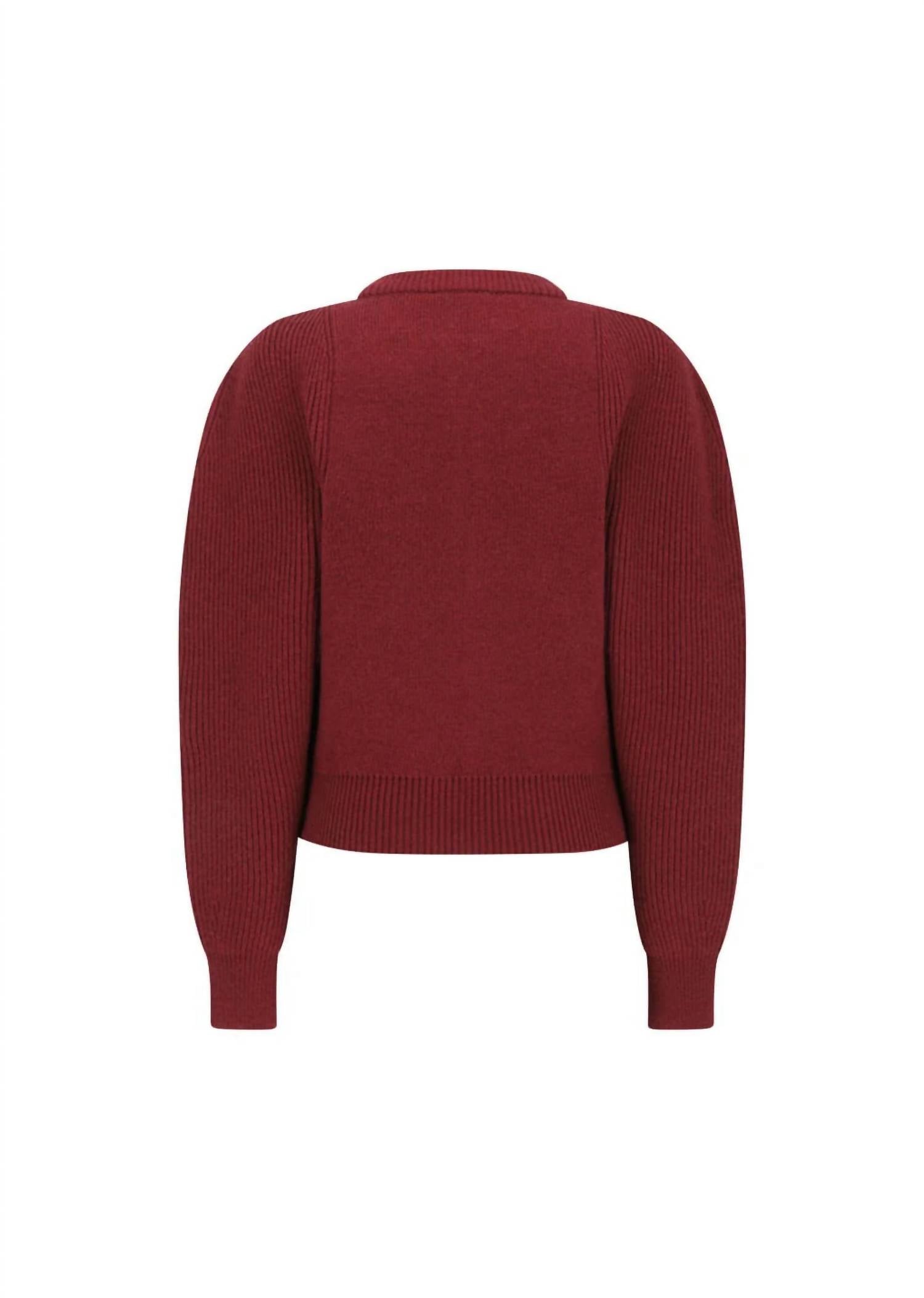 Shop Amomento - Cut Out Rounded Cardigan