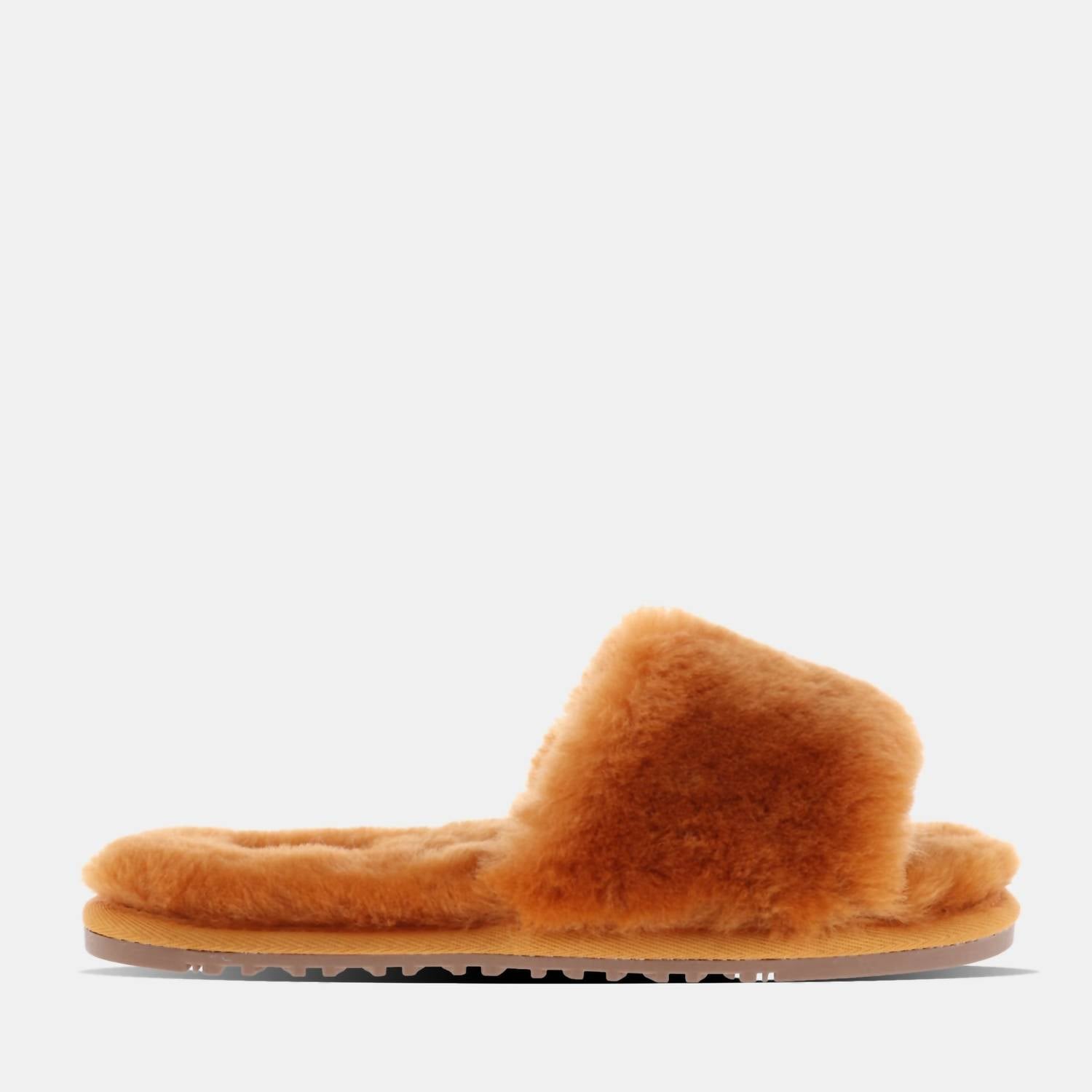 Lamo Women's Naomi Sheepskin Slide Sandal in terra cotta - women's sandal