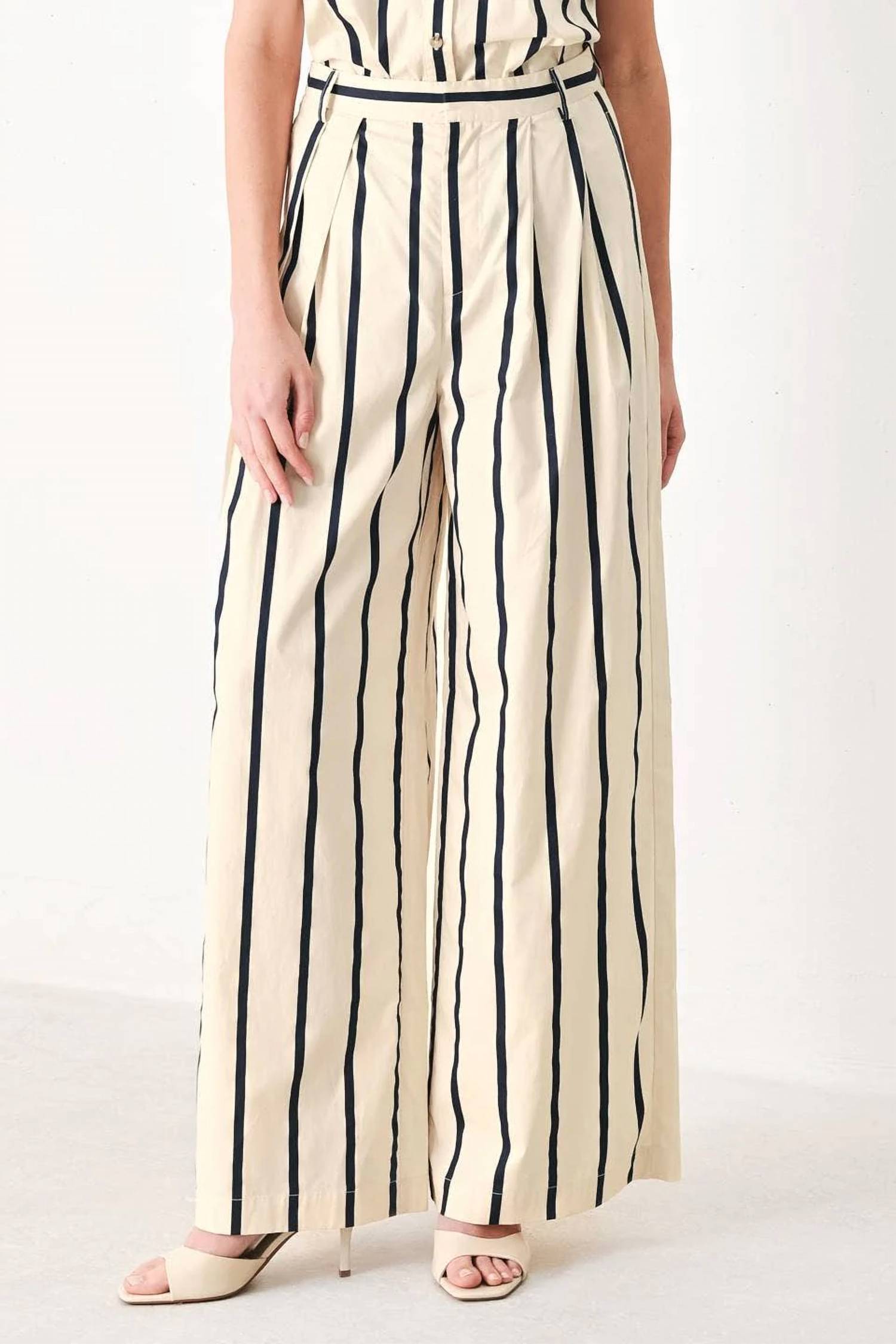 Flying Tomato - Pleated Wide Leg Pants