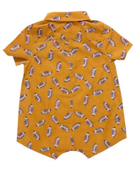PINK CHICKEN Baby Boys Easton Jumper in flying footballs - kids' item - alternate view