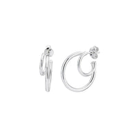 Gold & Honey - Women's Double Hoop Earrings