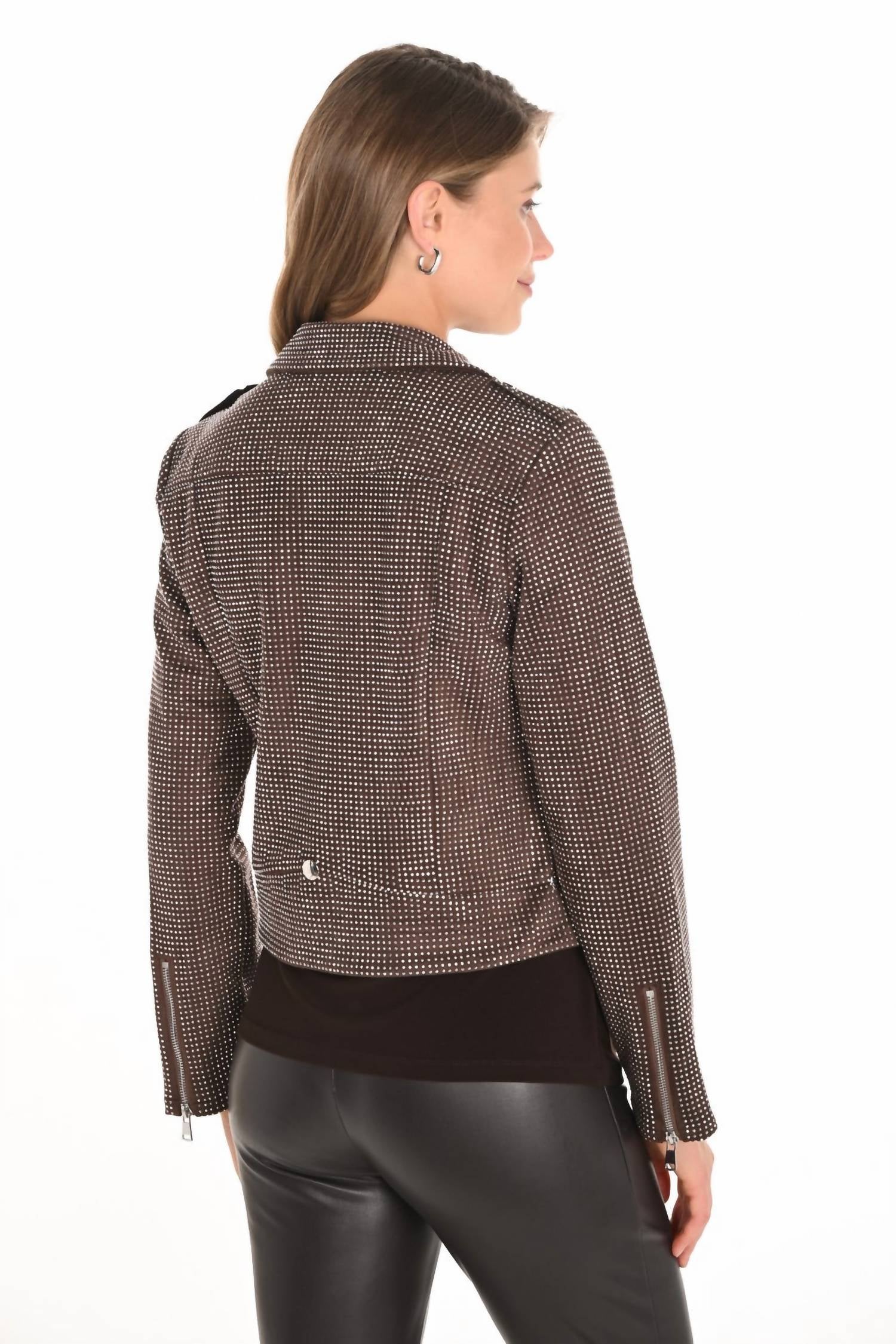 Frank Lyman - Women's Sparkle Moto Jacket
