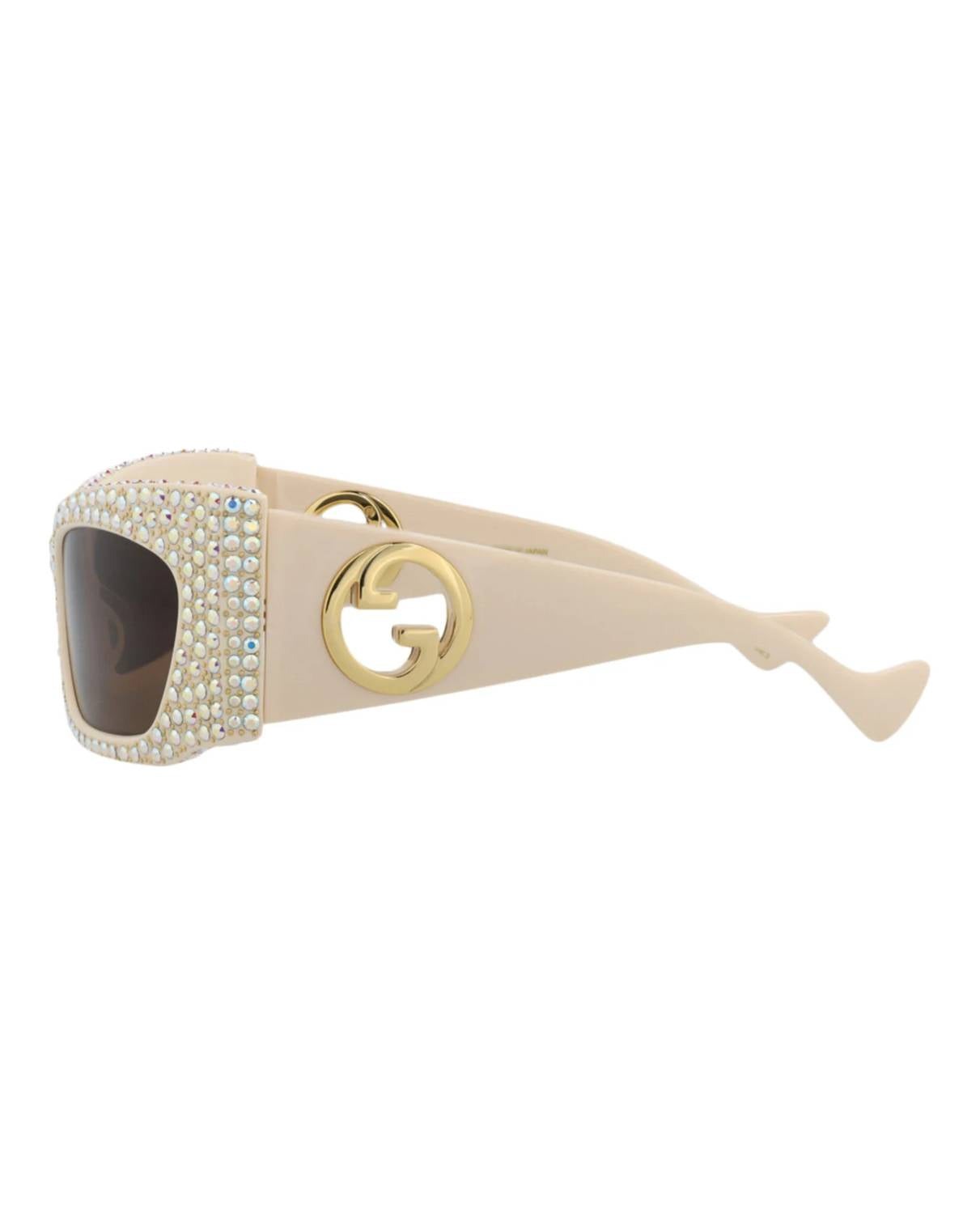 Gucci - Women's Shield-frame Recycled Acetate Sunglasses