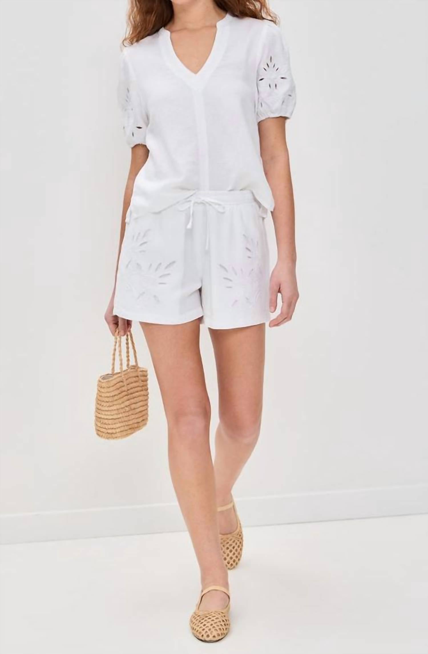 Splendid - Cayden Embroidered Short