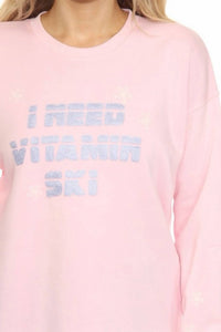Pj Salvage - I Need Vitamin Ski Lounge Top