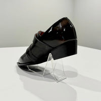 ALL BLACK Women's Monk Loafers in coffee - women's flats - alternate view