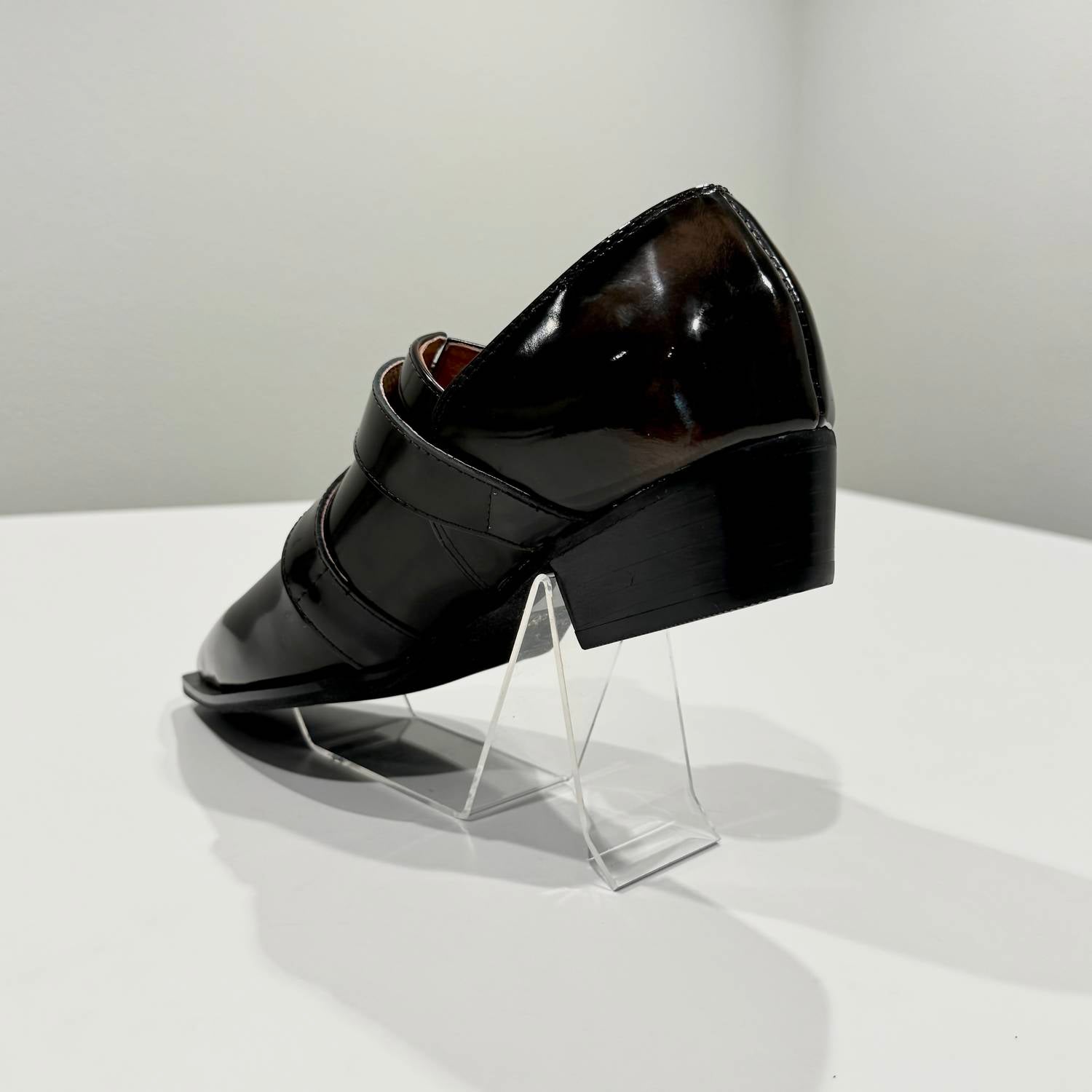 ALL BLACK Women's Monk Loafers in coffee - women's flats - alternate view