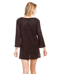 Eco Swim - Jacquard 3/4 Sleeve Tunic