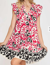 Umgee - Floral Tiered Dress