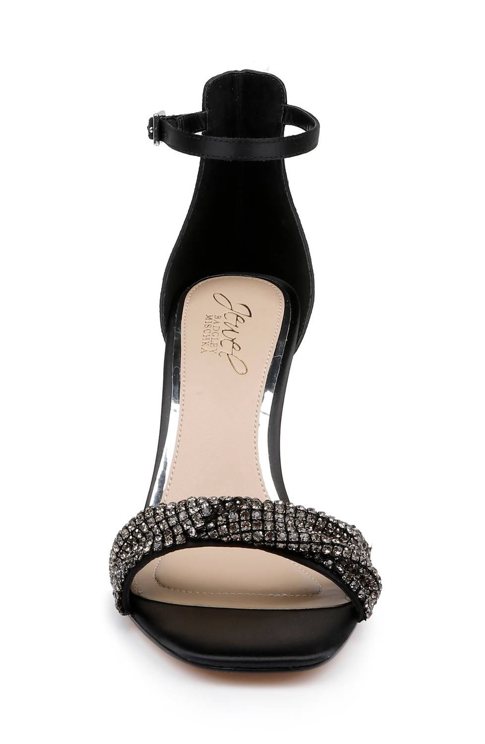 Jewel Badgley Mischka Women's Yesica Stiletto Heel Sandals in black - women's sandal - alternate view