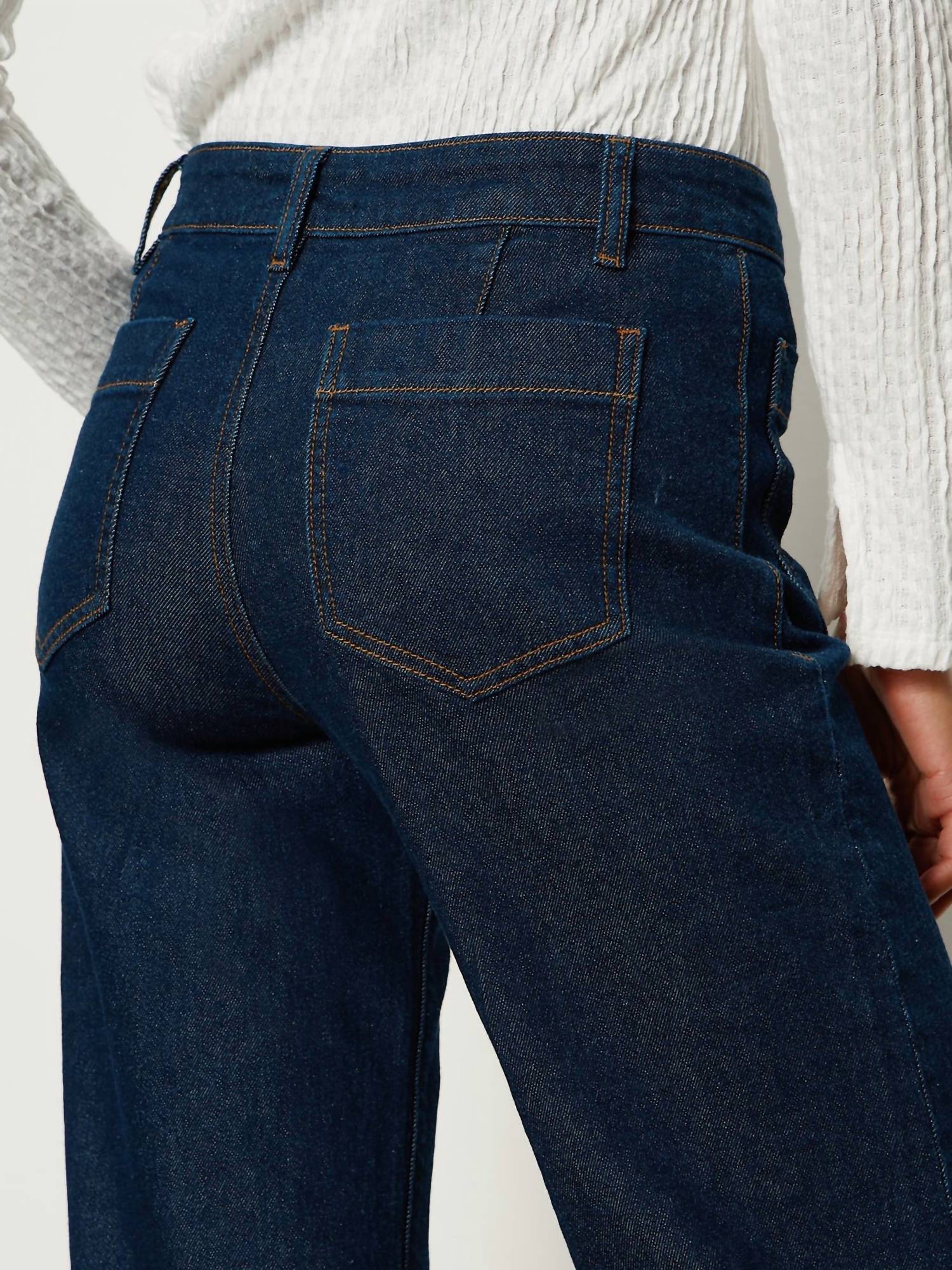 Sanctuary Marine Wide Leg Jeans in magnetic - women's jeans - view 4