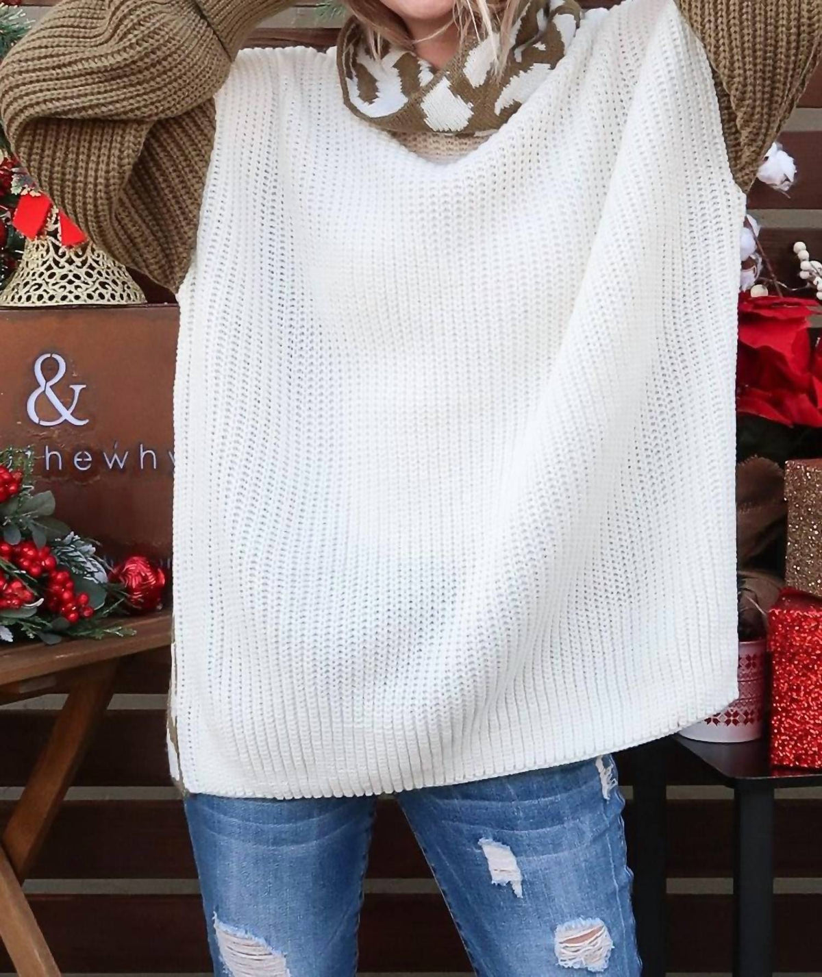 Atwood - Color Block Turtle Neck Sweater