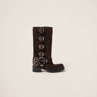 Miu Miu - Women's Buckle Detail Boots
