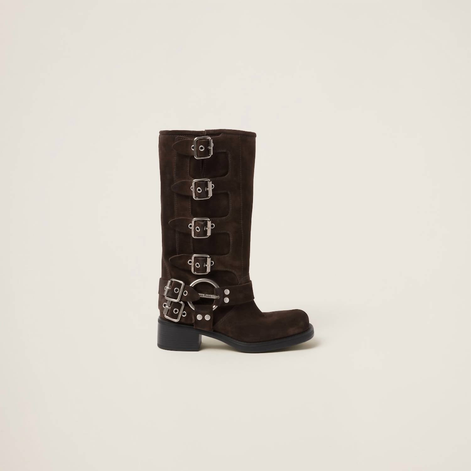 Miu Miu - Women's Buckle Detail Boots