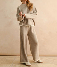 Miou Muse - Wide Leg Sweater Pants