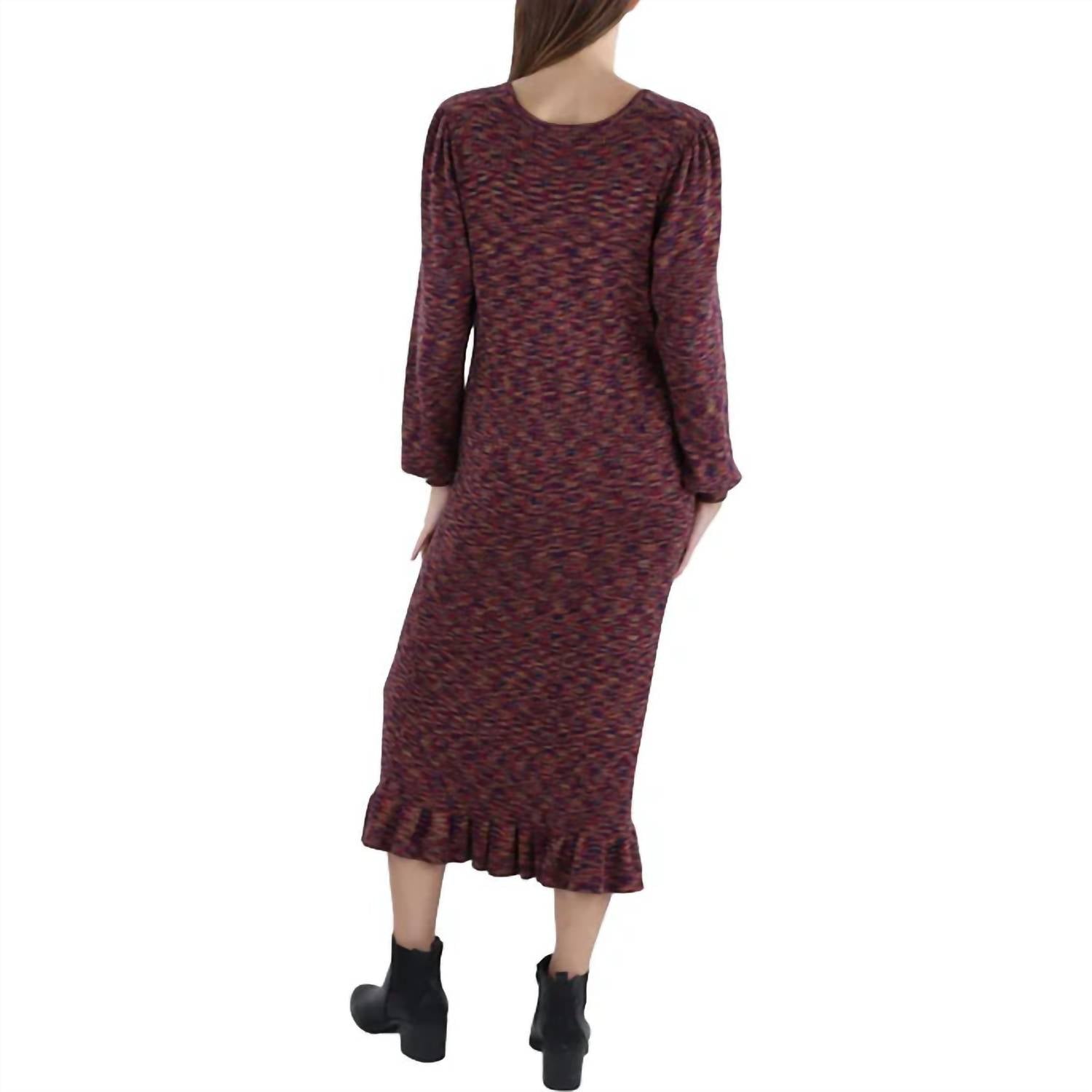 The Crystal Kobe - Space Dye Midi Sweater Dress