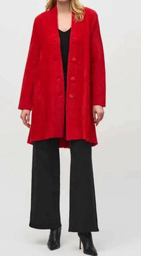 Joseph Ribkoff - Feather Yarn Flared Coat