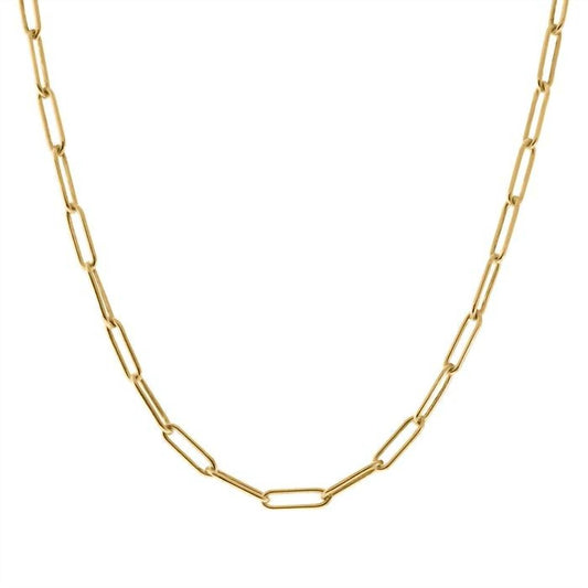 Carden Avenue - Large Golden Links Chain Necklace