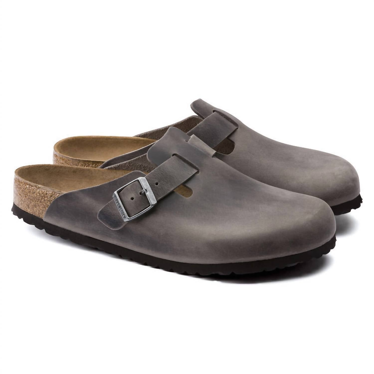 BIRKENSTOCK Unisex - Boston Leather Clog in iron - item