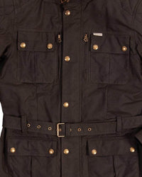 Iron & Resin Men's Enduro Jacket in vintage black - men's jacket - detail view