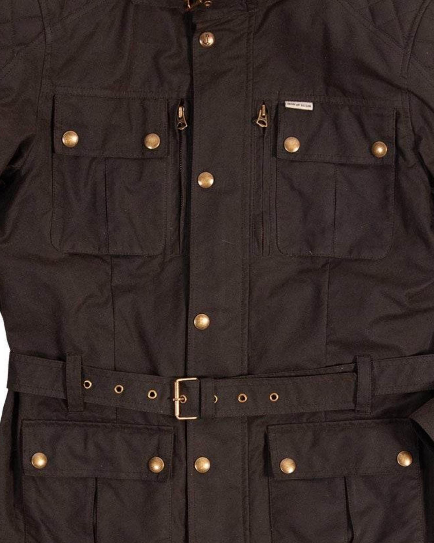 Iron & Resin Men's Enduro Jacket in vintage black - men's jacket - detail view