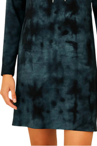French Kyss - Marble Wash Hooded Dress